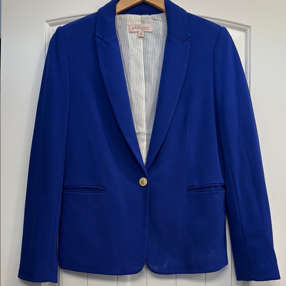 Philosophy Royal Blue Women's Blazer